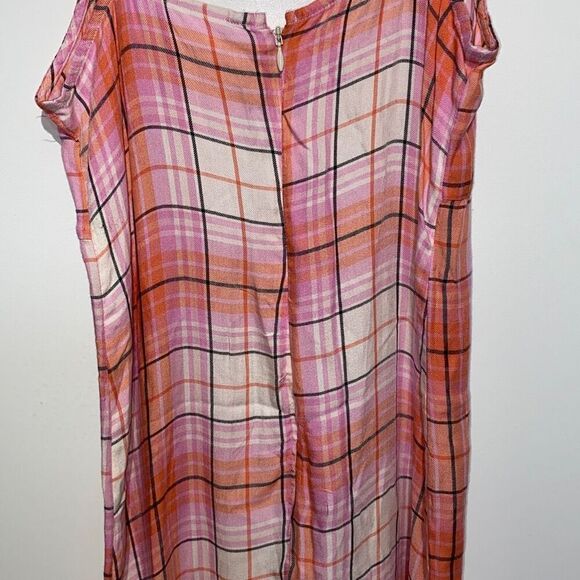 Abound Women's Spaghetti Windowpane Flannel Mini Dress Multicolor Size XS - Picture 5 of 10